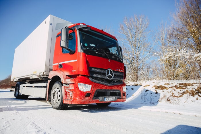 Mercedes Benz eActros And eEconic Under The Winter Tests