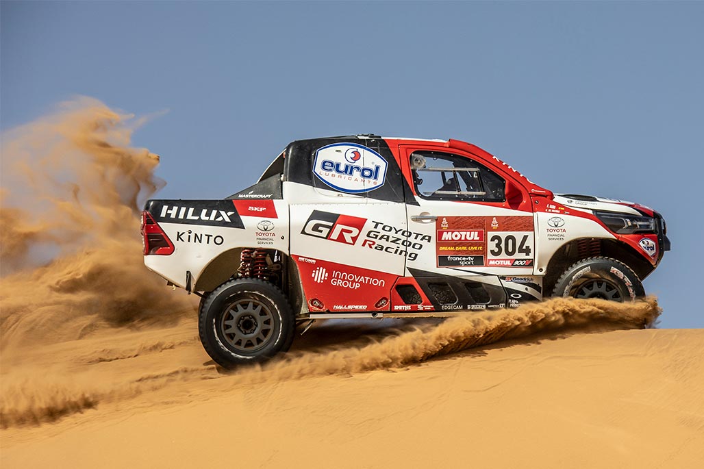 Toyota Hilux on Dakar Rally