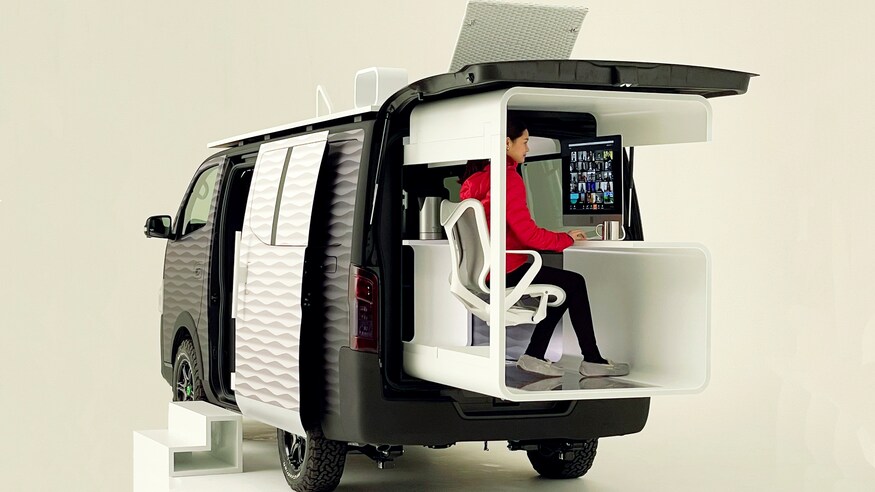 Nissan NV350 office pod concept