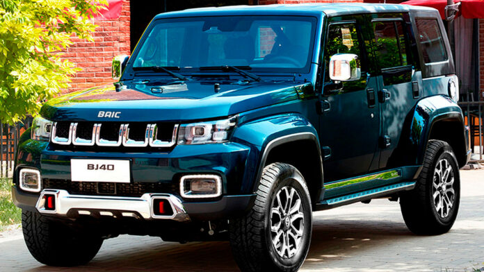 baic bj40 2022 updates