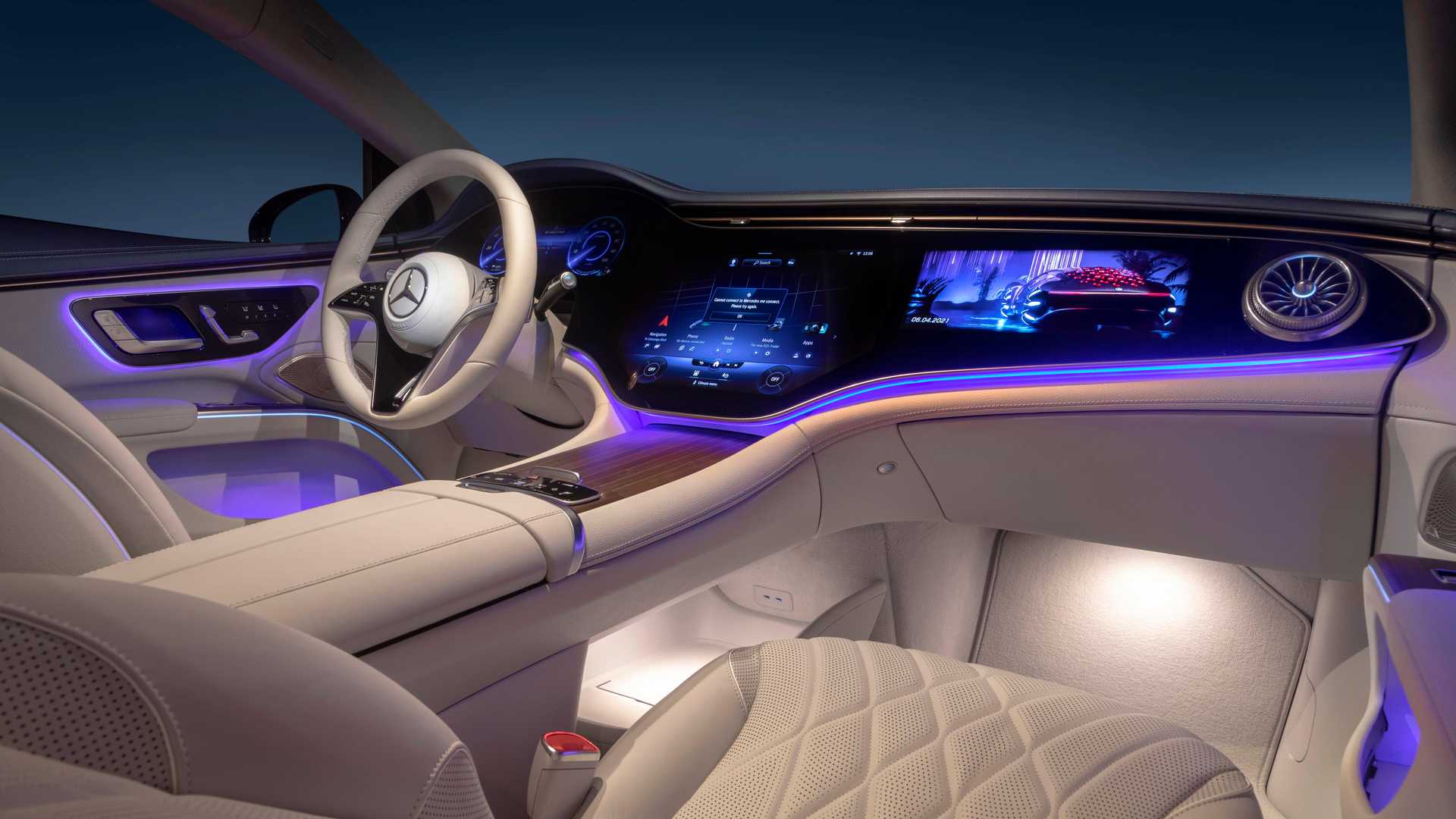 mercedes benz EQS 450 interior