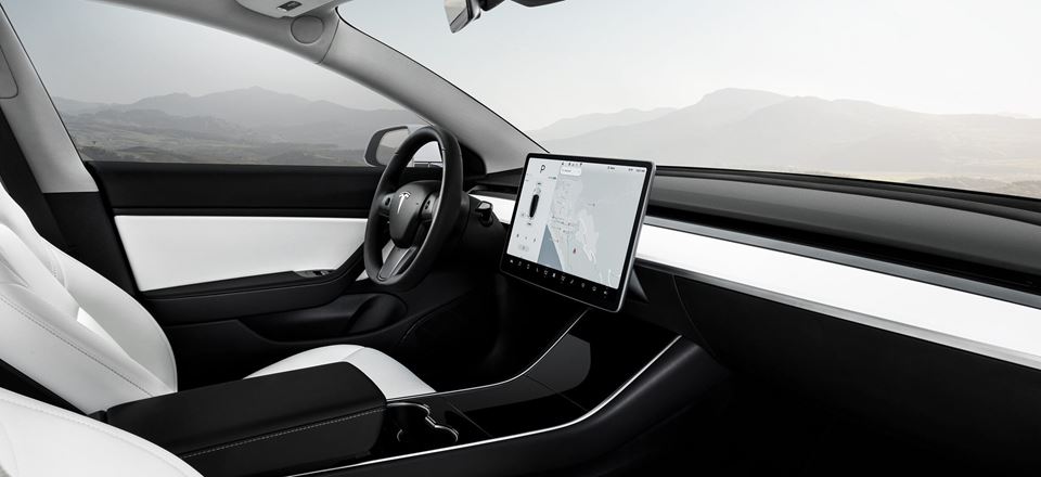 Tesla model3 interior