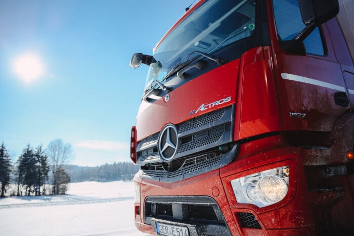 Mercedes Benz eActros And eEconic Under The Winter Tests
