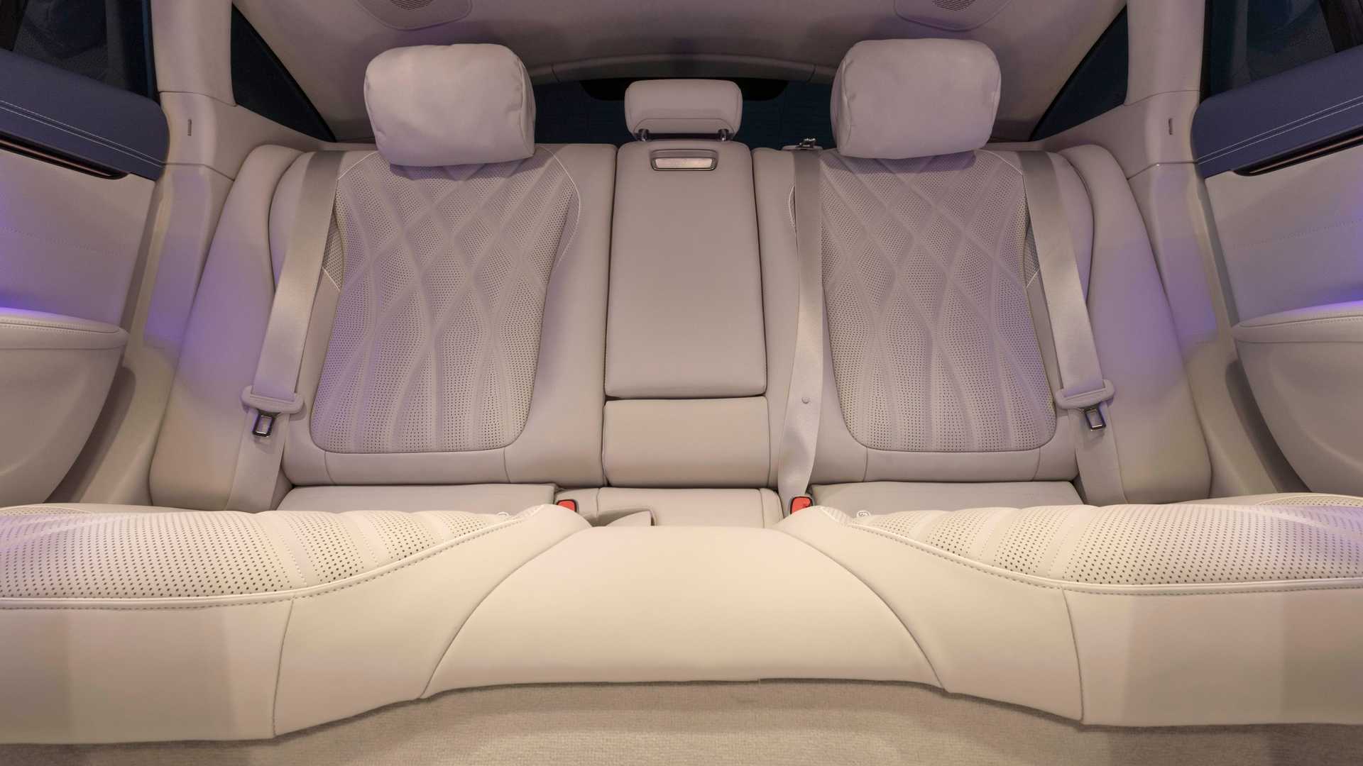 mercedes benz EQS 450 interior seats