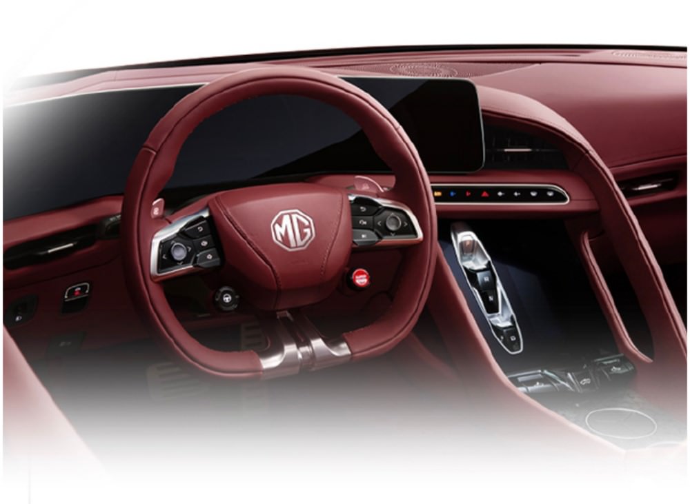 MG Cyberster Red Top Edition interior