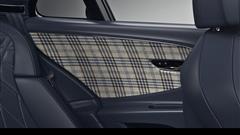New Interior Trim On the Bentley Doors, The Tweed From Sustainable Materials